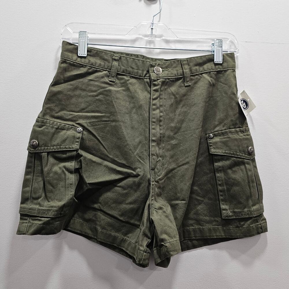 Arizona Jean Company NEW W/TAG VINTAGE Y2K JCPenney Green Cargo Shorts Girls 16